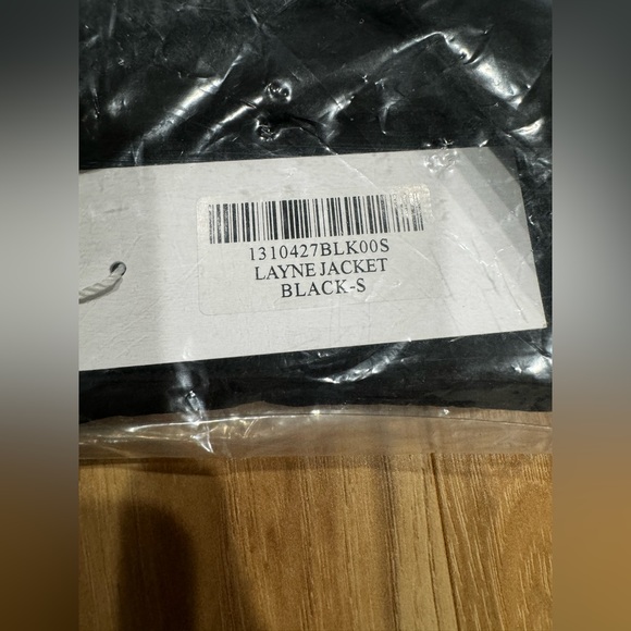 Reformation Layne Jacket | black 🎉NWT🎀 - Picture 7 of 8